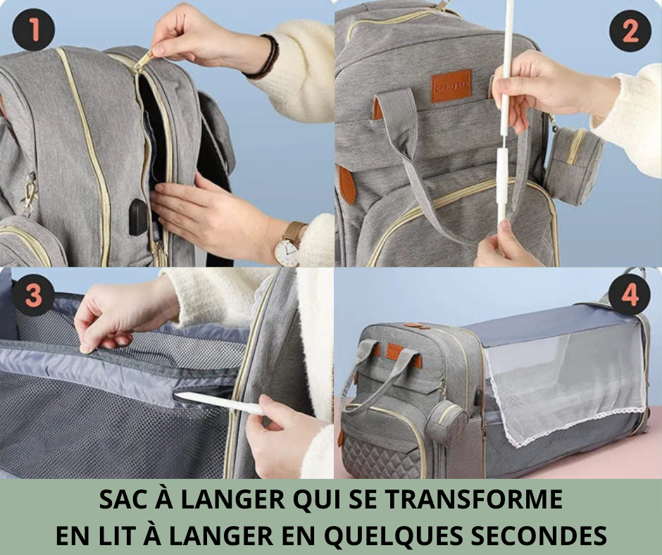 Sac/Lit à langer - Kavaya™