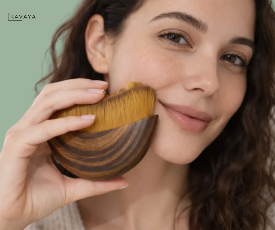 Brosse facial drainage lymphatique - Kavaya™