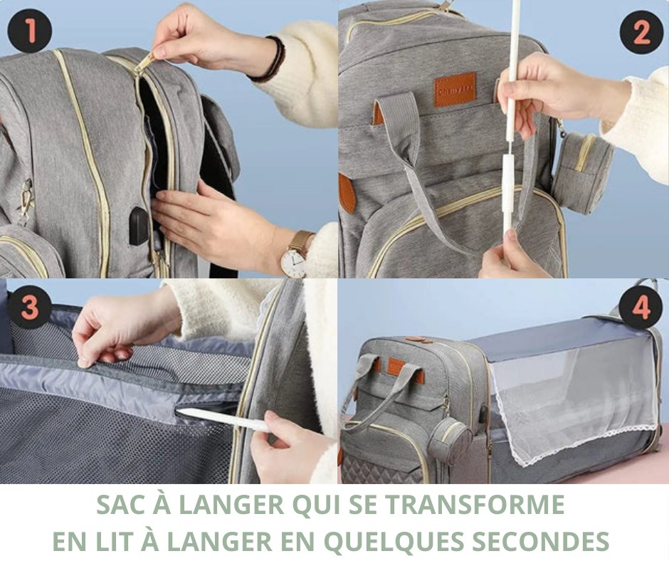 Sac/Lit à langer - Kavaya™