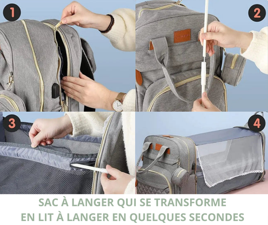 Sac/Lit à langer - Kavaya™